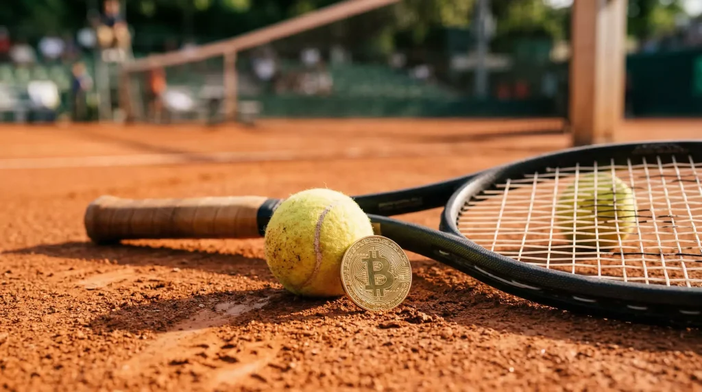 Apostas em ténis com Bitcoin nos torneios ATP e WTA